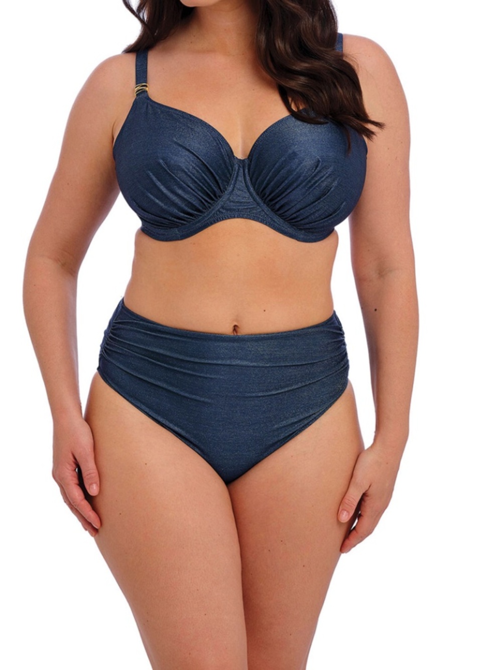 Fantasie Paros Coast Full Cup Bikini Top/bottom Midnight Sparkle UK32E/US32DDD